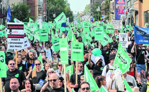 Québec : quel est ce « Front commun » de 100 000 travailleurs prêts à la grève générale