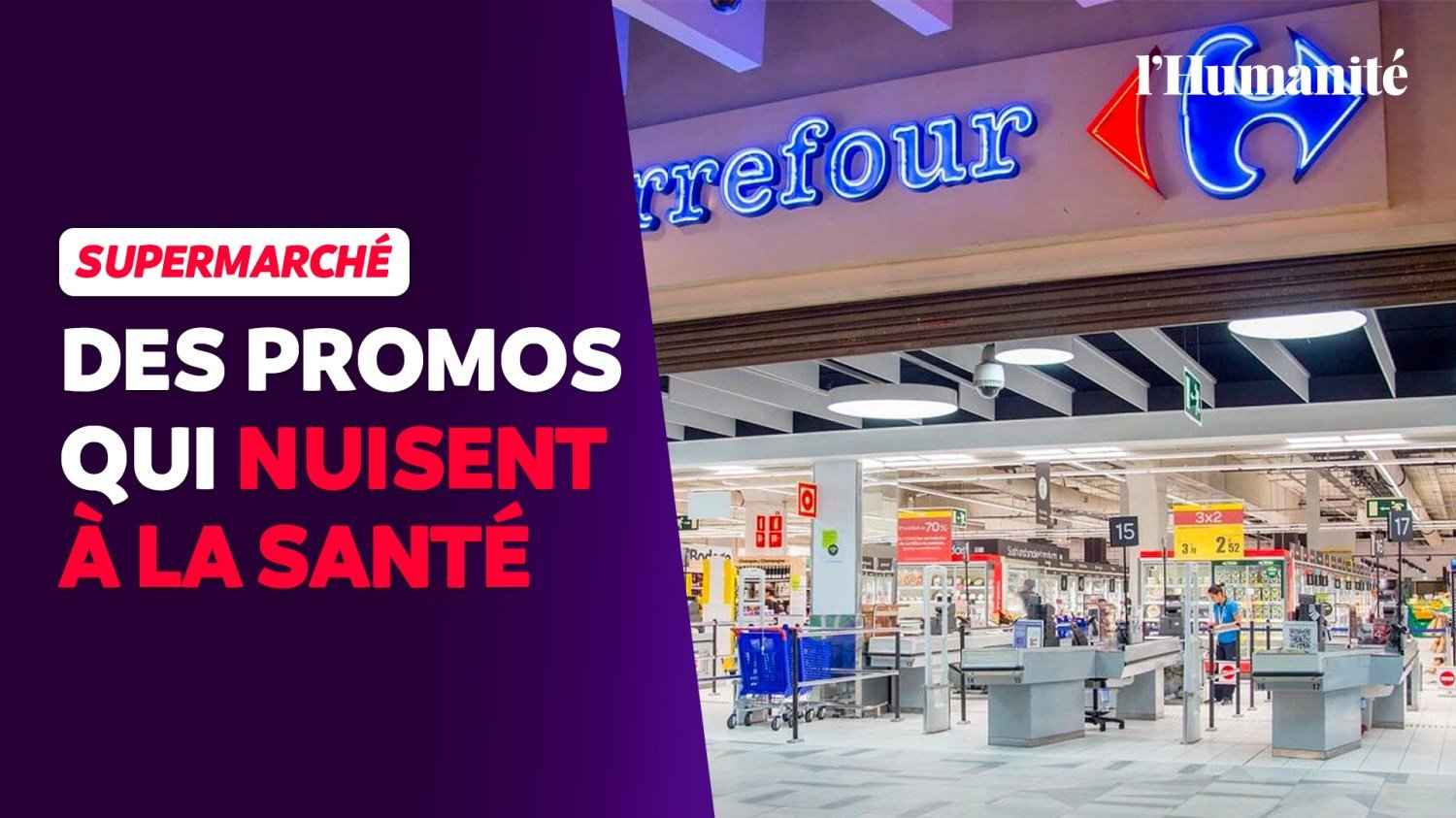 Au supermarché, les promotions nuisent à votre santé