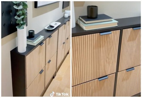 This IKEA Shoe Cabinet Hack Completely Transforms a Hallway