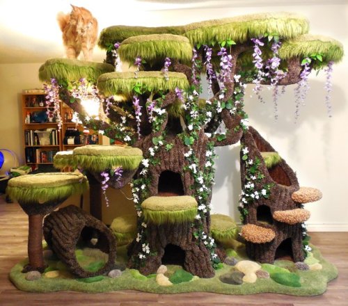 This Epic Cat Tree Will Turn Your Living Room Into an Enchanted Forest ...