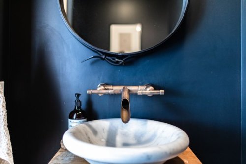 15 Dark Bathroom Color Ideas That Really Amp Up the Drama