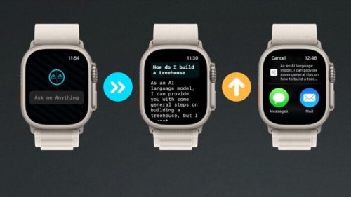ChatGPT su Apple Watch con WatchGPT