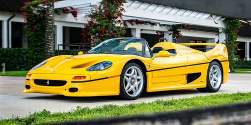 Ralph Lauren’s Rare Yellow Ferrari F50 Heads to Auction