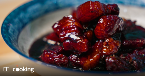 Red braised pork belly - a basic Chinese dish that's easy to make