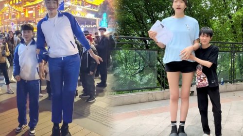 Chinese man dates 2.2-metre-tall woman despite family dislike, couple expect child soon