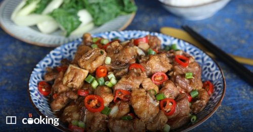 Spicy steamed pork spare ribs - easy and delicious Chinese recipe