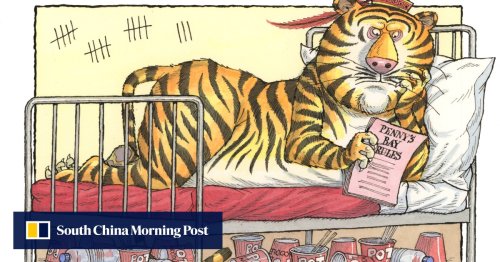 6 Year of the Tiger Covid-themed illustrations by Post cartoonist Harry Harrison to be auctioned