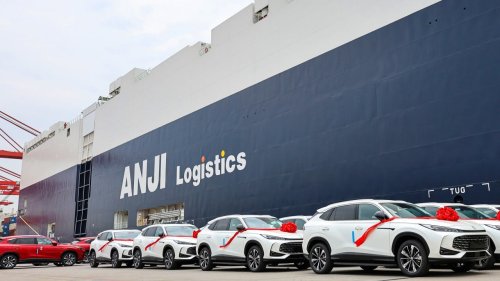 Another Chinese car carrier sets record, putting spotlight on vehicle export ambitions