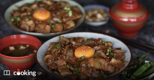Butadon (Japanese pork and rice bowl) recipe - quick and easy