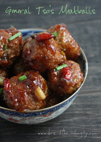 Keto General Tso's Meatballs - Low carb, Paleo, Gluten free