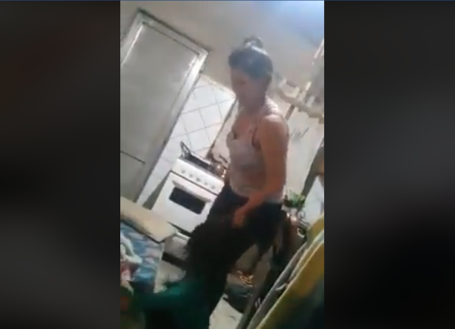 Horrifying video shows 'monster' mum kick and punch her 3-year-old because she lost her tablet