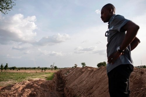 A university in Nigeria had to dig trenches to protect staff from Boko Haram