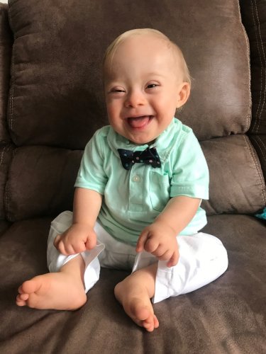 Meet 1-year-old Lucas Warren, the first child with Down syndrome to become face of Gerber Spokesbaby