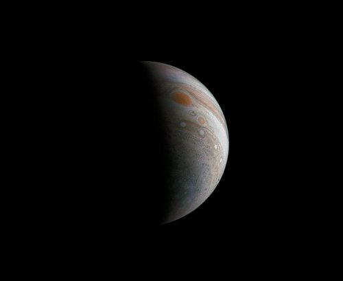 Juno Snaps New Image Of Jupiter’s Great Red Spot