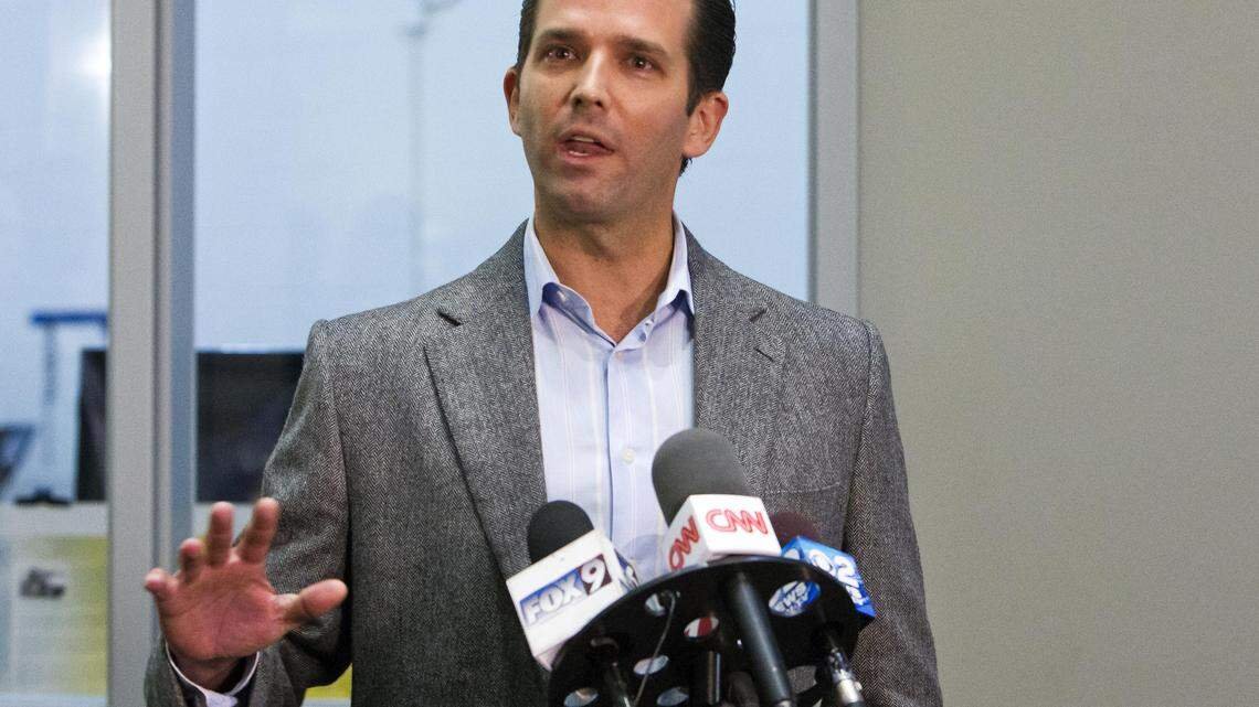 Why did Donald Trump Jr. visit Boise on Monday? He was at two events