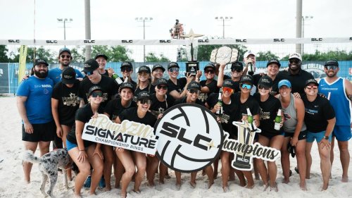 Only 16 beach volleyball teams are still playing. Boise State is one of them