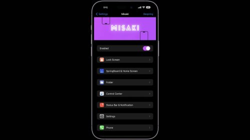 Misaki all-in-one jailbreak tweak for iOS 15 & 16 now available