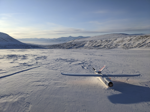 Studying Climate Change with an Ice Radar Drone