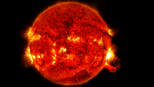 Massive Eruption Covering "Half The Sun" Causes Geomagnetic Storm On Earth