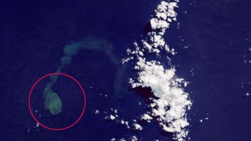 NASA Warns Acidic 'Sharkcano' Is Starting To Erupt