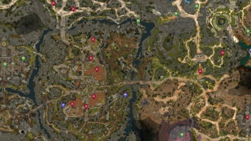 Baldur's Gate 3 Interactive Map and Locations for Acts 1, 2, and 3