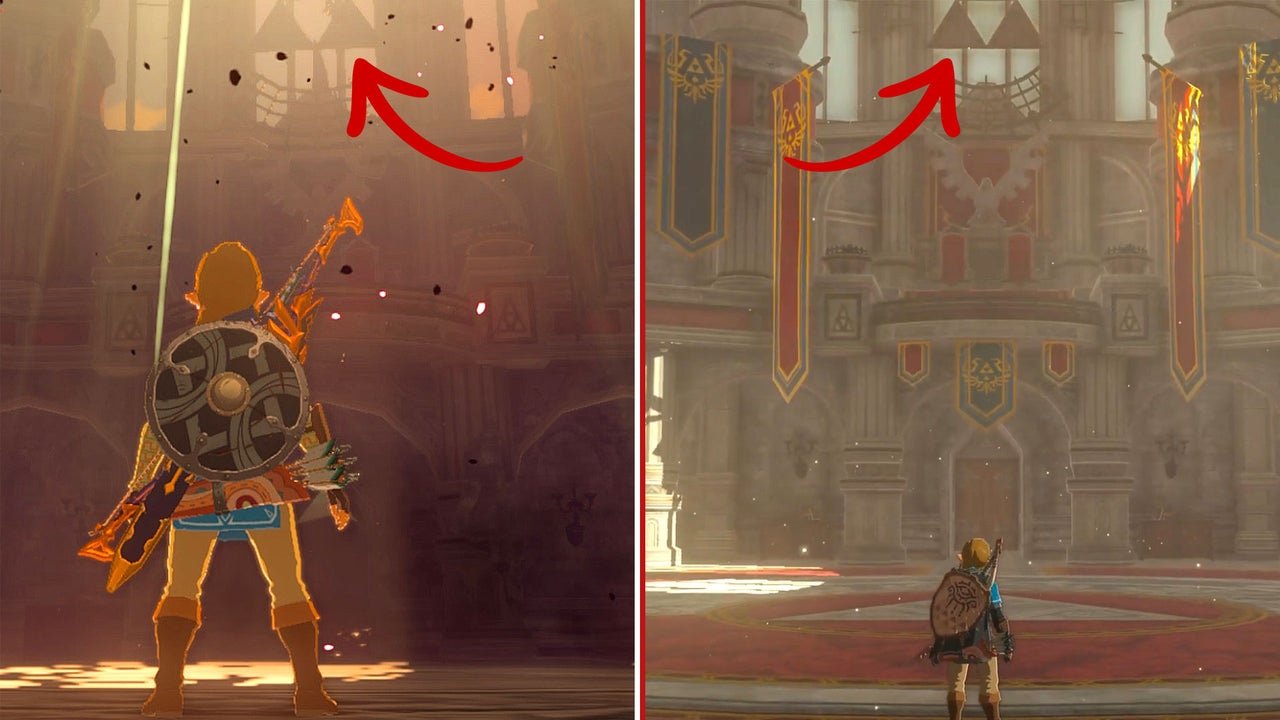 The Legend of Zelda: Tears of the Kingdom vs. Breath of the Wild Map Comparison