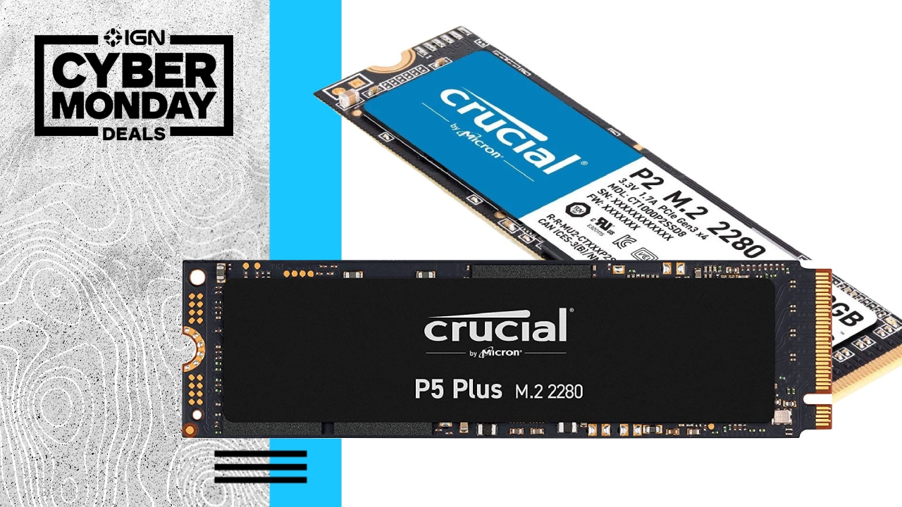 Save on Crucial Internal and External SSDs