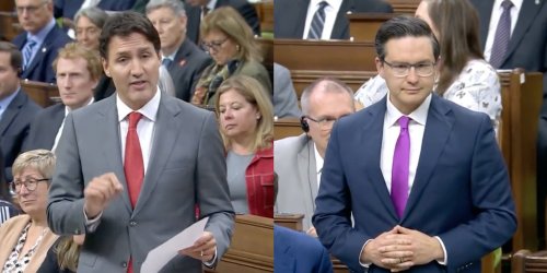 Polievre SLAMS Trudeau for claiming legal firearms should be banned in response to knife crimes