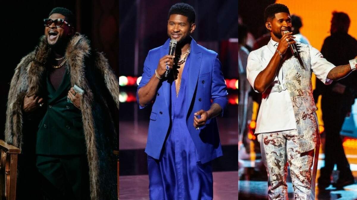 Every Outfit Usher Wore During The 2021 iHeartRadio Music Awards