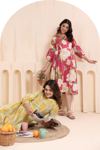 Women’s Maternity Dresses Online India | pregnancy Dresses -Ikkkudi