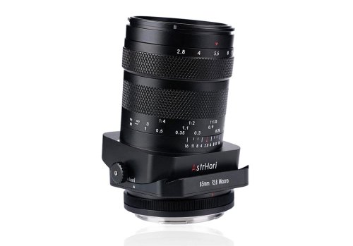 AstrHori's $329 85mm F2.8 tilt macro lens is available for five mirrorless camera systems