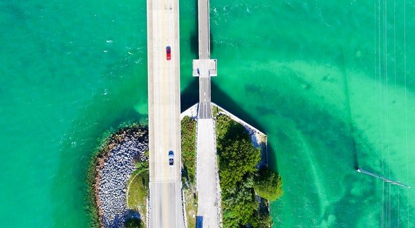 The Old Florida Keys Bridge Is Now a Scenic Walkway and Bike Path