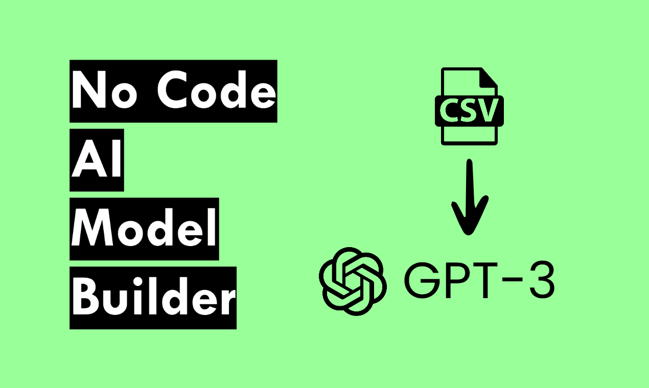 No Code AI Model Builder