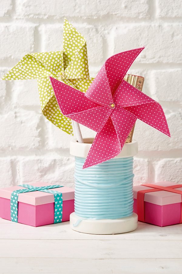 How to sew your own pinwheels
