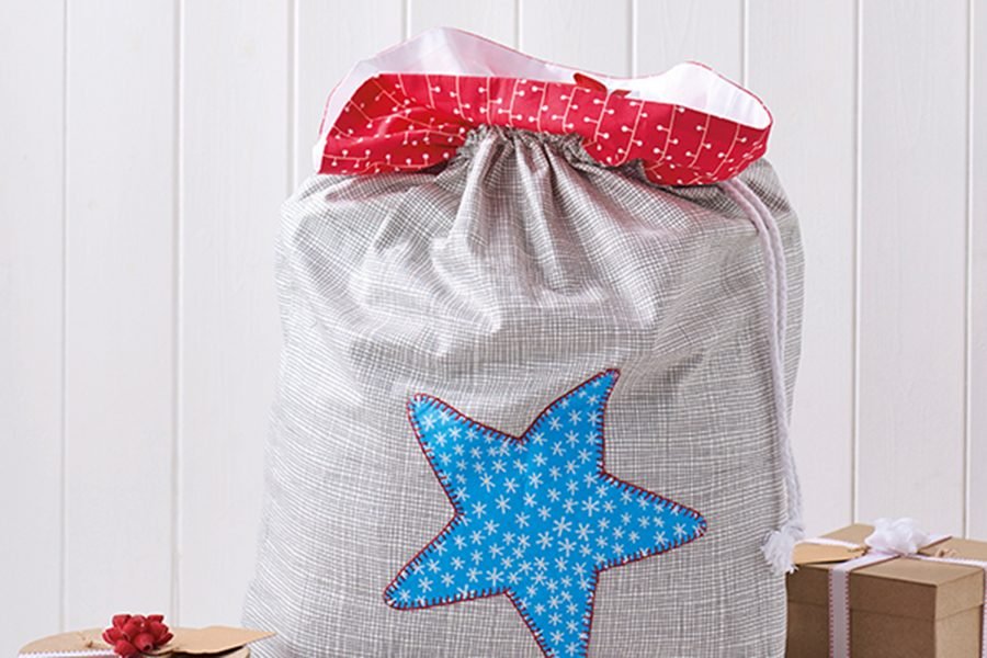 29. How to make a Christmas gift sack