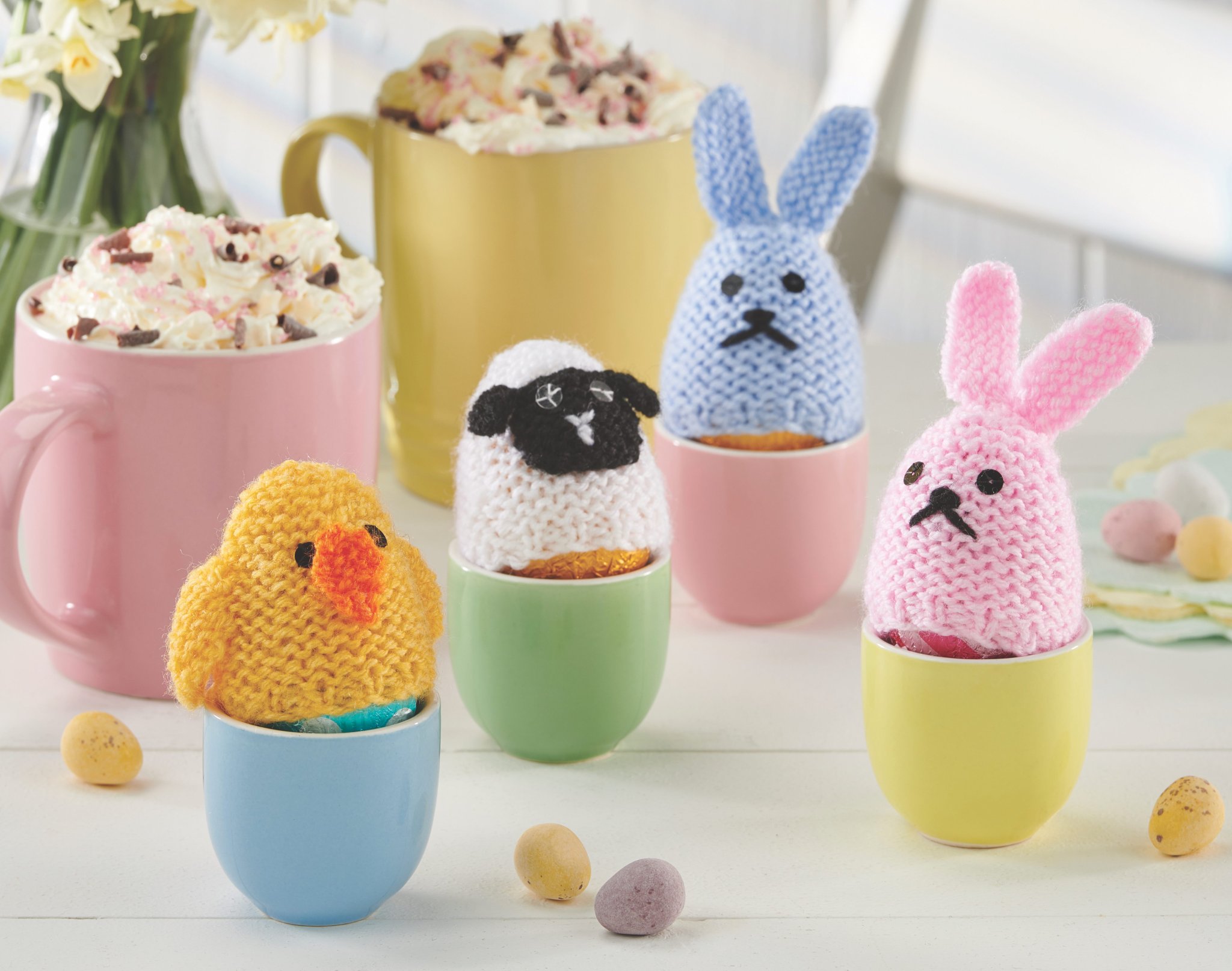 How to knit Easter egg cosies