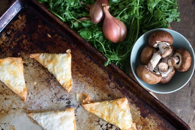 How to make traditional Israeli vegan mushroom bourekas