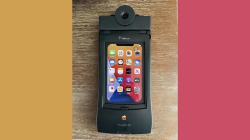 'For All Mankind' stuffed an iPhone 12 Pro Max in an Apple Newton