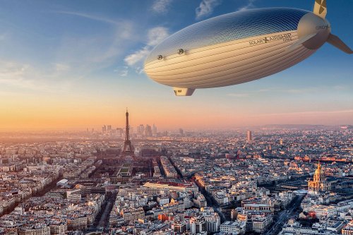 This Solar Airship One will fly non-stop around the world for 20 days