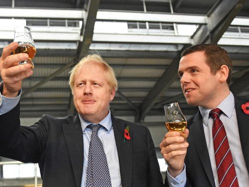Boris Johnson used ‘rude words’ when I told him to quit, says Douglas Ross
