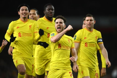 Diogo Jota brace fires Liverpool past Arsenal and into Carabao Cup final to face Chelsea