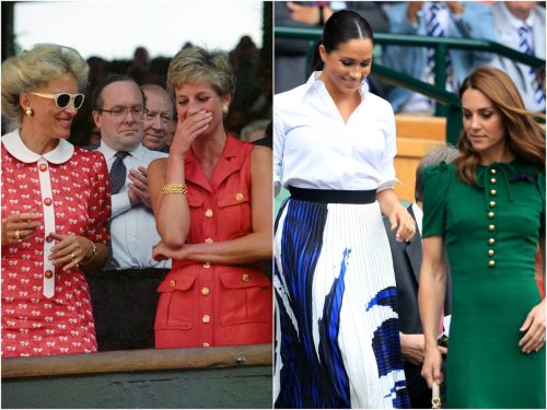 From Diana to Meghan: 18 photos of the royal family at Wimbledon