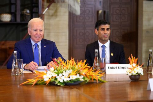 Rishi Sunak and Joe Biden agree energy partnership as US pledges to boost UK gas supply