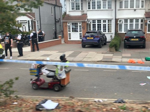 Elderly man stabbed to death while riding mobility scooter in London