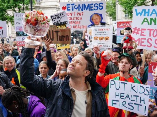 Jamie Oliver’s ‘Eton Mess’ protest sees ‘powerful’ turnout despite backlash