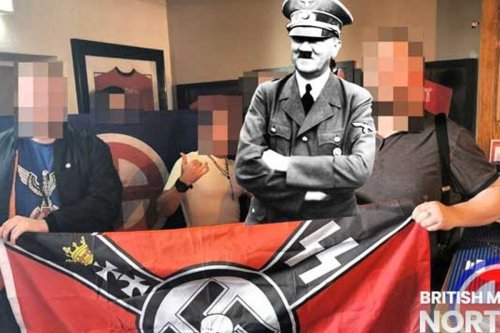 Neo-Nazis celebrate Adolf Hitler’s birthday with racist flags and swastika cake at ‘appalled’ pub