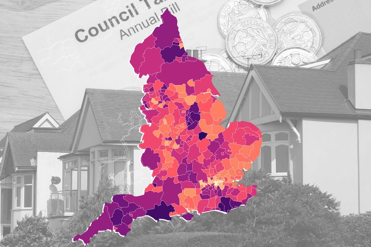 Council tax map: Find out the average bill in your area as 90% face maximum increase