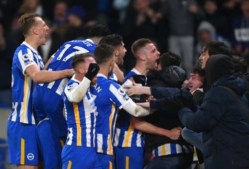 Chelsea’s title hopes suffer blow as battling Brighton hit back to claim point