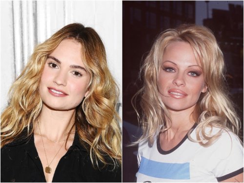 Lily James is unrecognisable as Pamela Anderson in first photo from new TV show