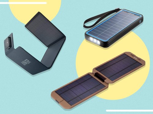 Going camping? Be sure to pack one of these portable solar chargers